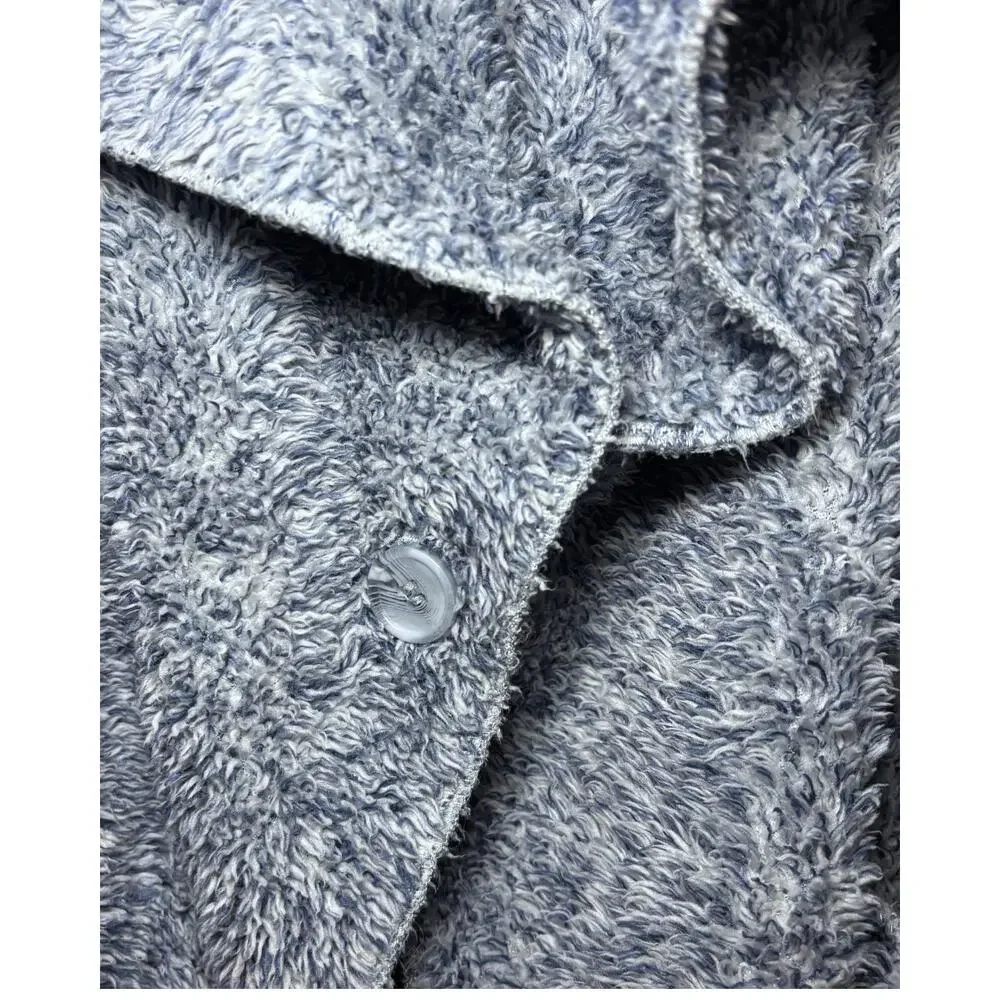 Soft Surroundings HUGS ultra soft cardigan jacket teddy/soft/ ice blue - Picture 8 of 9
